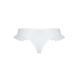 Трусики в горошок, з рюшами та шнурівкою Fatin Thong white L/XL - Passion SO5343 фото 6