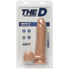 Фалоімітатор Doc Johnson The D - Perfect D - 8 Inch With Balls - FRIMSKYN, діаметр 5,1 см SO2823 фото 2