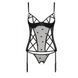 Корсет з підв'язками + стрінги LOVELIA CORSET black S/M - Passion SO4766 фото 5