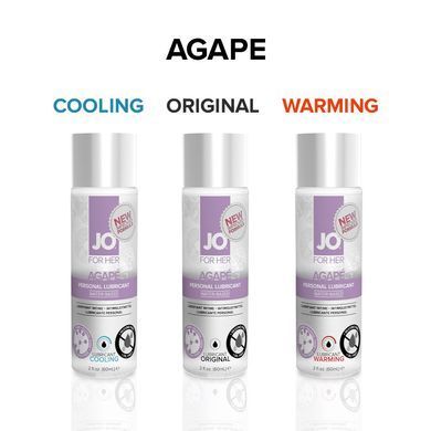 Разогревающая смазка System JO AGAPE - WARMING (30 мл) без глицерина, гликоля и парабенов SO1493 фото