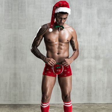 Новогодний мужской эротический костюм Любимый Санта SO3676 фото