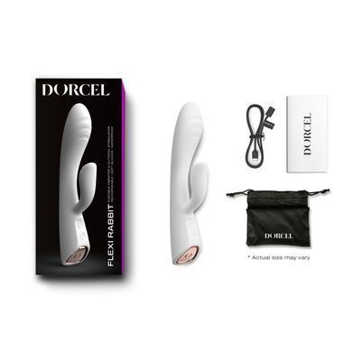 Вибратор-кролик Dorcel FLEXI RABBIT WHITE SO6817 фото