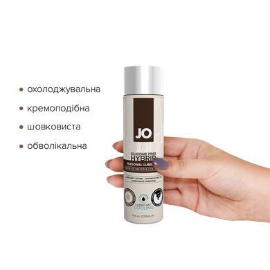 Лубрикант с кокосовым маслом System JO SILICONE FREE HYBRID - COOLING 120мл SO1698 фото