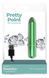 Віброкуля PowerBullet - Pretty Point Rechargeable Bullet Teal, Зелений