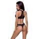 Комплект білизни ARIN SET black XXL/XXXL - Passion Exclusive: сітчастий ліф і стрінги PS25403 фото 2