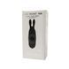 Вибропуля Adrien Lastic Pocket Vibe Rabbit Black со стимулирующими ушками, Черный