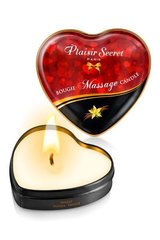 Масажна свічка серце Plaisirs Secrets Vanilla (35 мл) SO1865 фото
