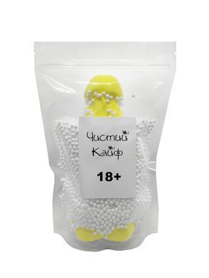 Крафтовое мыло-член с присоской Чистый Кайф Yellow size XL натуральное SO2770 фото