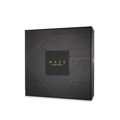 Портупея Bijoux Indiscrets MAZE - X Harness Black, экокожа SO2676 фото