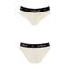 Трусики с широкой резинкой и кружевом Passion PS001 PANTIES ecru, size M SO4164 фото 4
