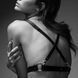 Портупея Bijoux Indiscrets MAZE - X Harness Black, экокожа SO2676 фото 3