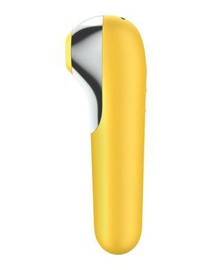 Смарт вибратор и вакуумный стимулятор 2-в-1 Satisfyer Dual Love Yellow SO4100 фото