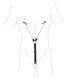 Затискачі для сосків з фіксацією на мошонці Nipple Clamps for Men, Еко шкіра SO5146 фото 2