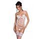 Корсет з підв'язками + стрінги LOVELIA CORSET white S/M - Passion SO4769 фото 1