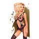 Бодистокинг с сюрреалистичным дизайном Penthouse - Wild virus black S/L SO4400 фото 1