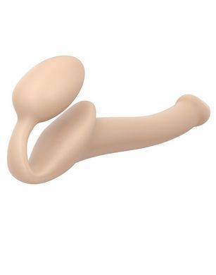 Безремневой страпон Strap-On-Me Flesh S, полностью регулируемый, диаметр 2,7см SO2349 фото