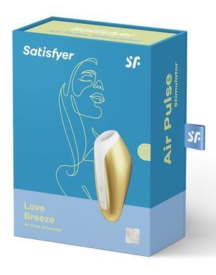 Миниатюрный вакуумный стимулятор Satisfyer Love Breeze Yellow SO4101 фото