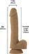 Гибкий фаллоимитатор на присоске ADDICTION &mdash; ANDREW 8&Prime; Silicone Dong &mdash; Caramel, вибропуля в подарок SO5579 фото 2