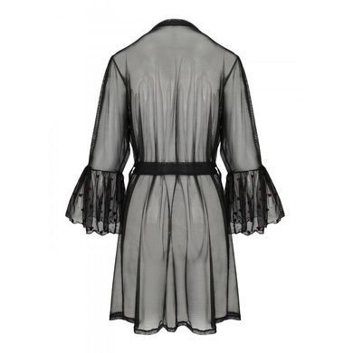 Повітряний пеньюар LOVELIA PEIGNOIR black L/XL - Passion SO4771 фото