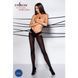 Эротические колготки TIOPEN 005 nero 1/2 (60 den) - Passion, с вырезом, оригинальный пояс PS24508 фото 3