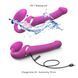 Безремневой вибрострапон с вакуумной стимуляцией Strap-On-Me MULTI ORGASM - M - FUCHSIA SO6822 фото 3