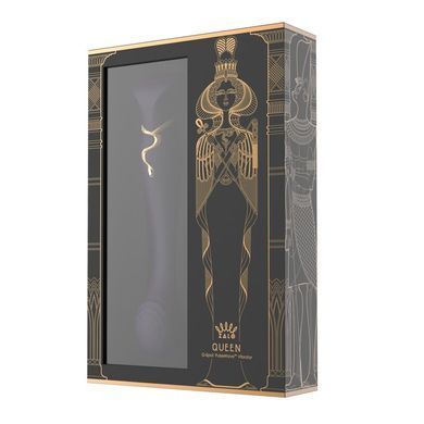 Смартвибратор 3в1 Zalo &mdash; Queen Twilight Purple, пульсирующая жемчужина и вакуум, кристалл Swarovski SO6664 фото