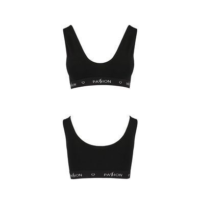 Спортивный топ с широкой резинкой Passion PS004 TOP black, size L SO4219 фото