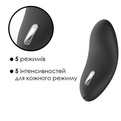 Кліторальний вібратор Svakom Echo Black SO4824 фото