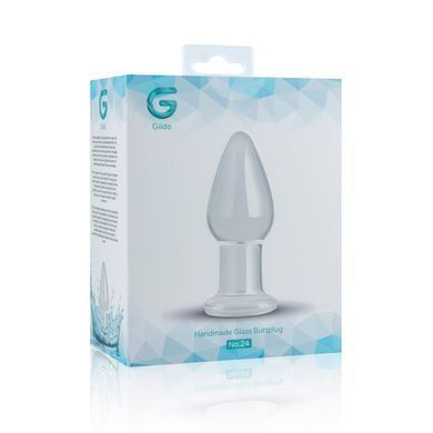 Скляна анальна пробка Gildo Glass Buttplug No. 24 SO4620 фото
