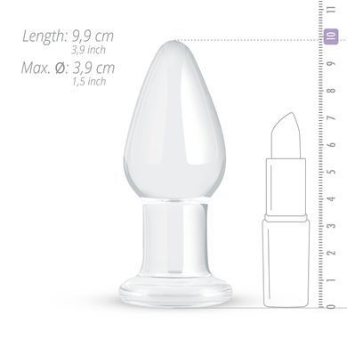 Скляна анальна пробка Gildo Glass Buttplug No. 24 SO4620 фото
