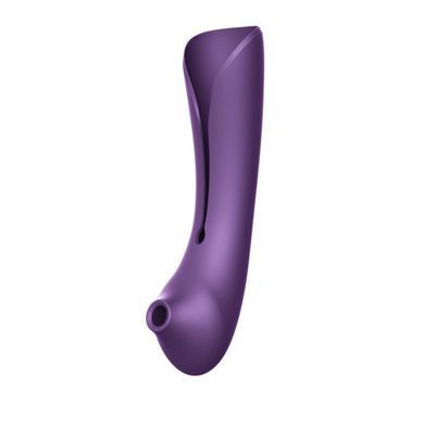 Смартвибратор 3в1 Zalo &mdash; Queen Twilight Purple, пульсирующая жемчужина и вакуум, кристалл Swarovski SO6664 фото