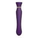 Смартвибратор 3в1 Zalo &mdash; Queen Twilight Purple, пульсирующая жемчужина и вакуум, кристалл Swarovski SO6664 фото 10