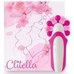 Стимулятор з імітацією оральних ласк FeelzToys - Clitella Oral Clitoral Stimulator Pink SO5068 фото