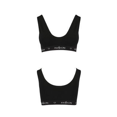 Спортивный топ с широкой резинкой Passion PS004 TOP black, size M SO4220 фото