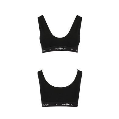 Спортивный топ с широкой резинкой Passion PS004 TOP black, size S SO4221 фото