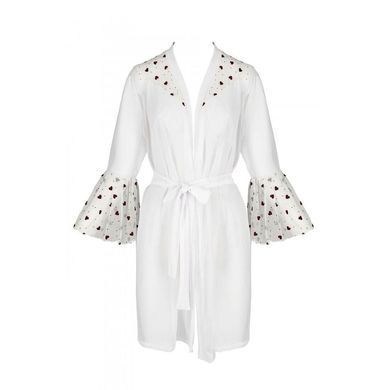 Воздушный пеньюар LOVELIA PEIGNOIR white S/M - Passion SO4775 фото