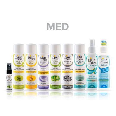 Лубрикант на водній основі pjur MED Vegan glide 100 мл &mdash; тільки веганські інгредієнти PJ12690 фото