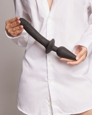 Анальная пробка с дилдо Strap-On-Me SWITCH PLUG-IN REALISTIC DILDO BLACK - XXL SO6830 фото