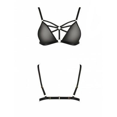 Бюстгальтер-стрепи MEGGY BRA black S/M - Passion Exclusive PS27705 фото