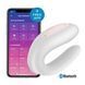 Смартвібратор для пар Satisfyer Double Joy White із широким кліторальним стимулятором SO3897 фото 1