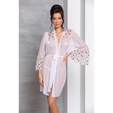 Воздушный пеньюар LOVELIA PEIGNOIR white XXL/XXXL - Passion SO4776 фото