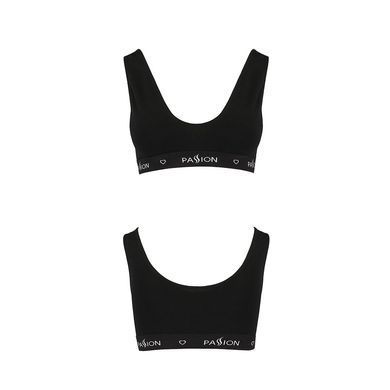 Спортивный топ с широкой резинкой Passion PS004 TOP black, size XL SO4222 фото