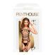 Бодістокінг з фрактальним візерунком та імітацією панчох Penthouse - Fatal Look Black XL SO5257 фото 3