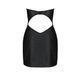 Мінісукня з екошкіри CELINE CHEMISE black XXL/XXXL &mdash; Passion: шнурівка, трусики в комплекті SO6408 фото 6