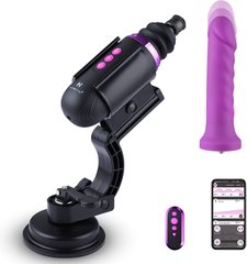Мини секс-машина Hismith Mini Capsule Sex-Machine with Strong Suction APP, очень мощная, пульт ДУ SO6197 фото