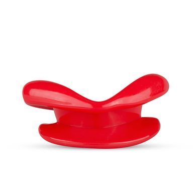 Силіконова капа-розширювач для рота у формі губ / капа-губи XOXO Blow Me A Kiss Mouth Gag - Red SO5126 фото