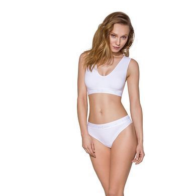Спортивний топ з еластичної бавовни Passion PS005 TOP white, size M SO4228 фото