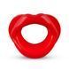 Силіконова капа-розширювач для рота у формі губ / капа-губи XOXO Blow Me A Kiss Mouth Gag - Red SO5126 фото 1