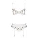 Сексуальный комплект с поясом для чулок LOVELIA SET white XXL/XXXL - Passion SO4782 фото 5