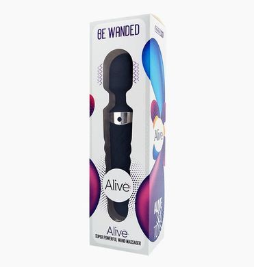 Міні-вібромасажер Alive Be Wanded Black SO4474 фото